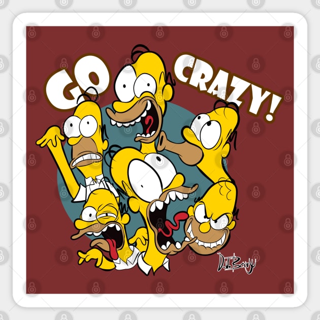 Go Crazy! Sticker by D.J. Berry